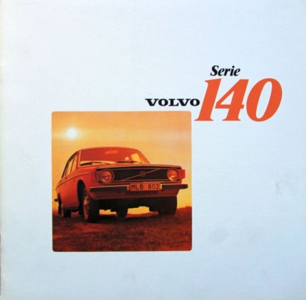 Volvo 140 Modelprogram 1972 Carbrochure (6947)